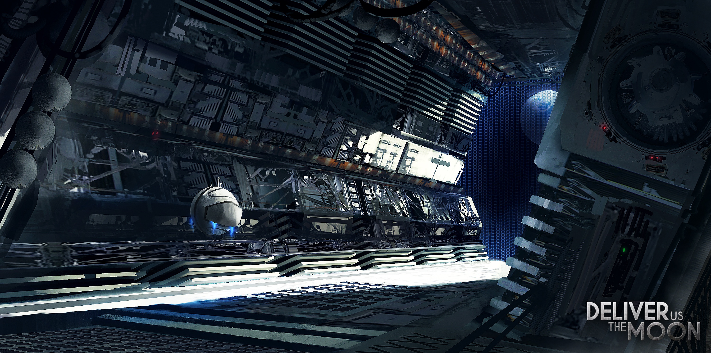 Sci Fi Space Station HD Wallpaper | Background Image