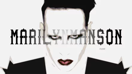 portrait gothic industrial metal singer musician music Marilyn Manson HD Desktop Wallpaper | Background Image