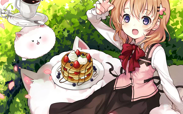 Tippy (Is The Order A Rabbit) Kokoa Hoto Anime Is the Order a Rabbit HD Desktop Wallpaper | Background Image