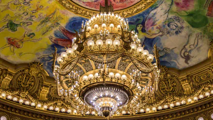 Chandelier in the Palais Garnier, Paris