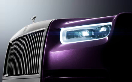 car purple car close-up vehicle Rolls-Royce Phantom HD Desktop Wallpaper | Background Image