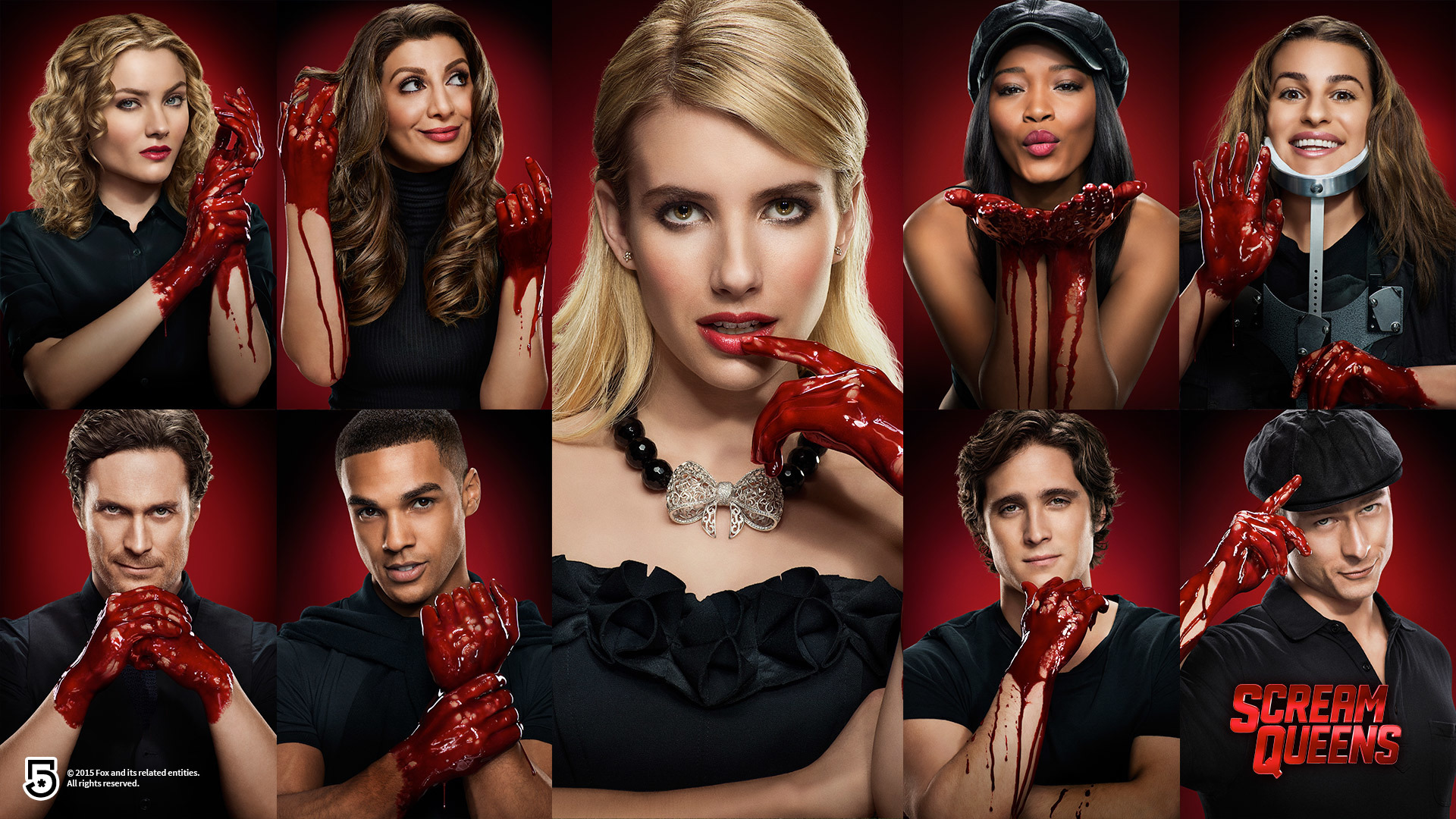 Scream Queens Cast Hd Wallpaper 5459