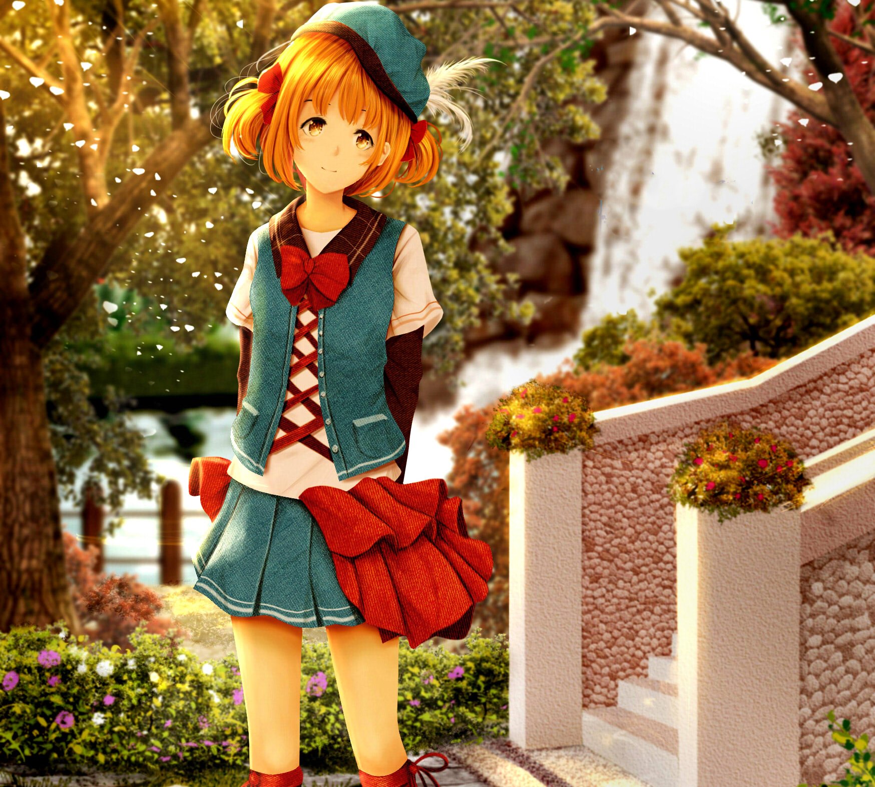 Download Hat Anime Original Wallpaper by Sigit Dwiky Darmawan