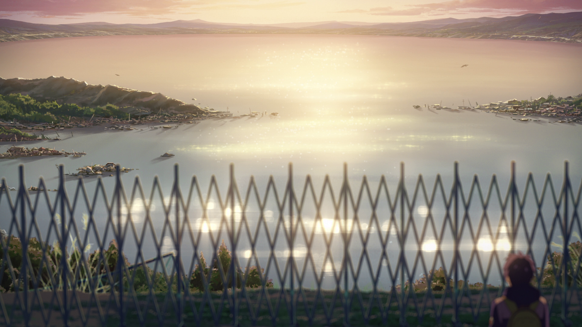 Download free Lake Itomori Sunset Kimi No Na Wa Wallpaper - MrWallpaper.com