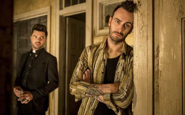 Cassidy (Preacher) Joseph Gilgun Jesse Custer Dominic Cooper TV Show preacher HD Desktop Wallpaper | Background Image