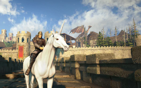 unicorn video game Dark and Light HD Desktop Wallpaper | Background Image