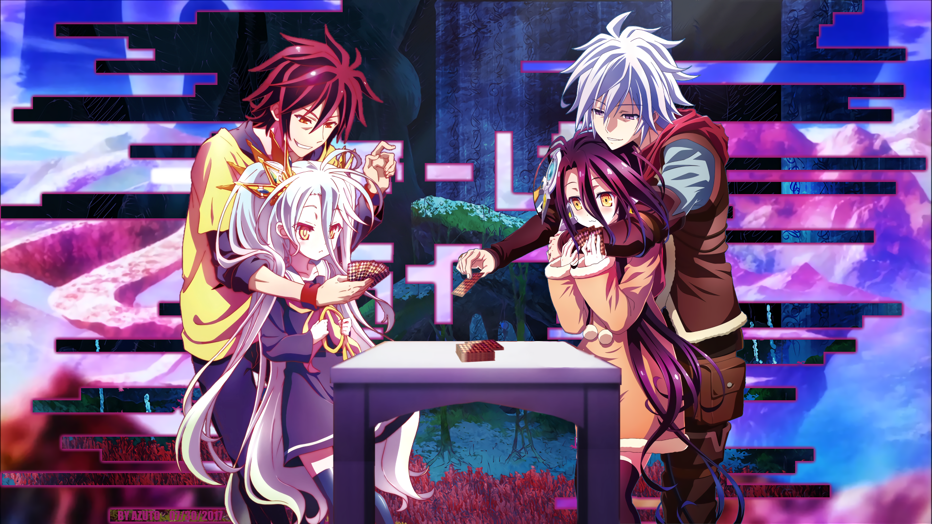 No Game No Life Zero Blu Ray wallpaper without the menu (photoshop