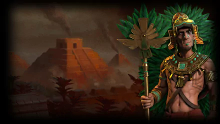 Montezuma (Civilization) video game Civilization VI HD Desktop Wallpaper | Background Image