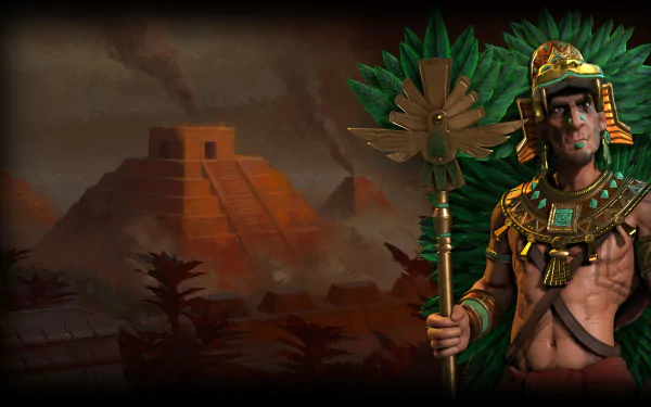 Montezuma (Civilization) video game Civilization VI HD Desktop Wallpaper | Background Image