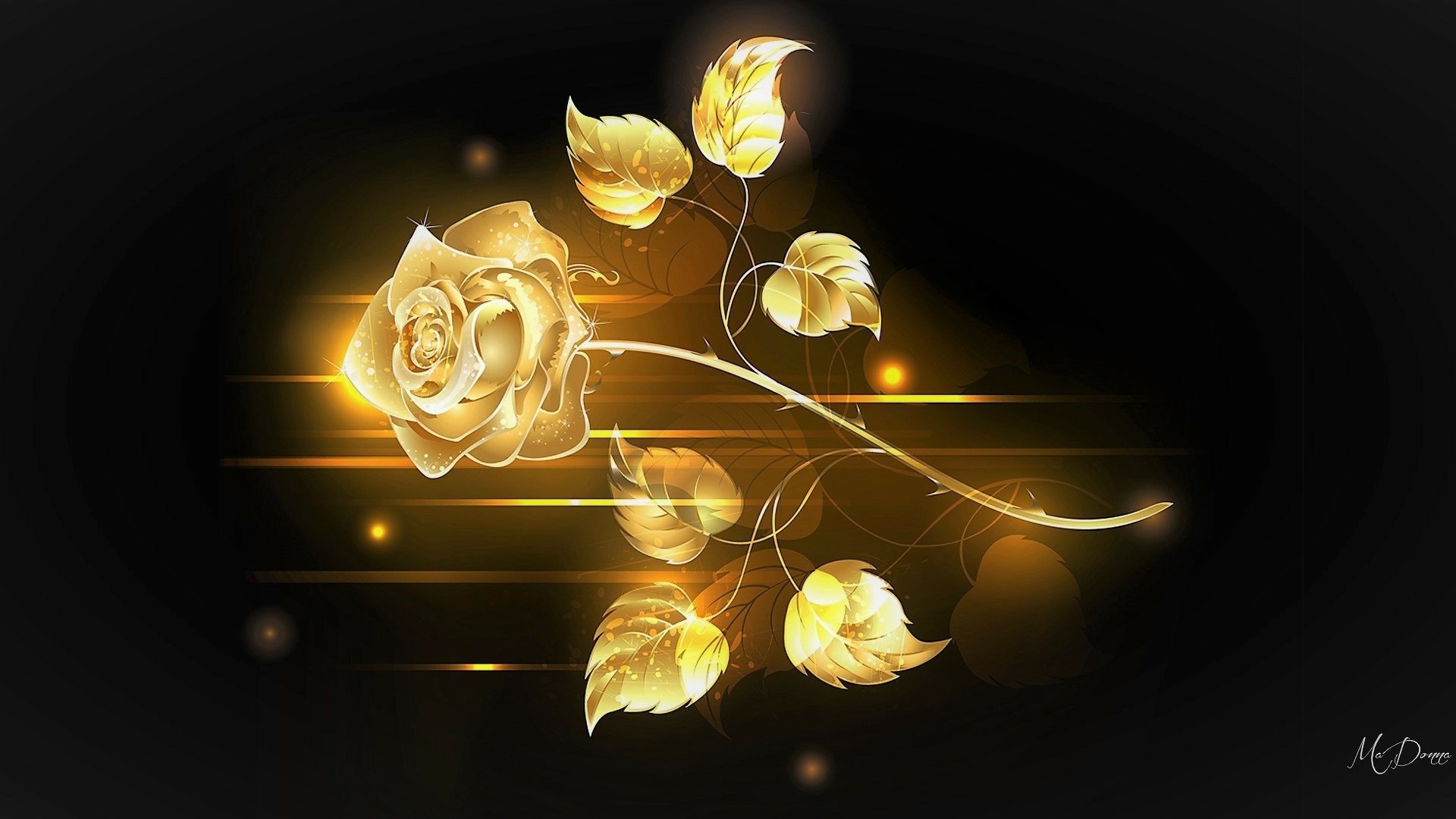 Golden Rose by MaDonna