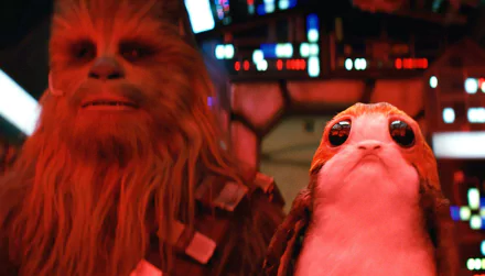 Porg (Star Wars) Chewbacca movie Star Wars: The Last Jedi HD Desktop Wallpaper | Background Image