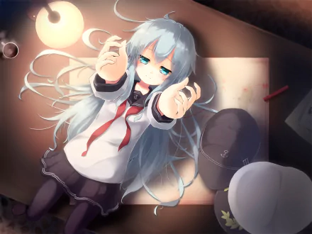 Hibiki (Kancolle) Anime Kantai Collection HD Desktop Wallpaper | Background Image