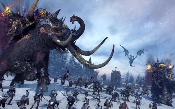 Norsca (Total War: Warhammer) fantasy video game Total War: Warhammer HD Desktop Wallpaper | Background Image