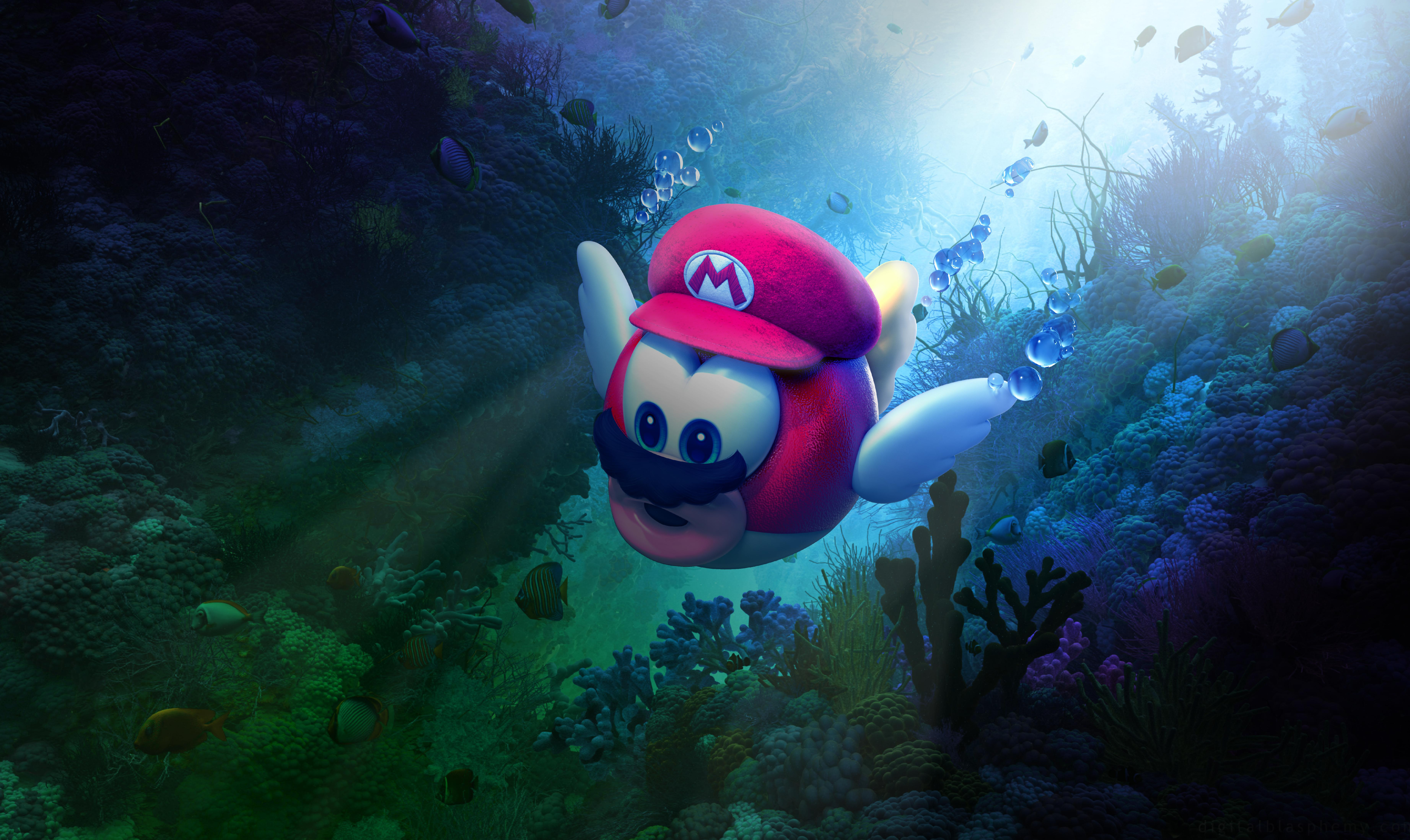 Super Mario Odyssey 4k Ultra HD Wallpaper by TheUnforgotten