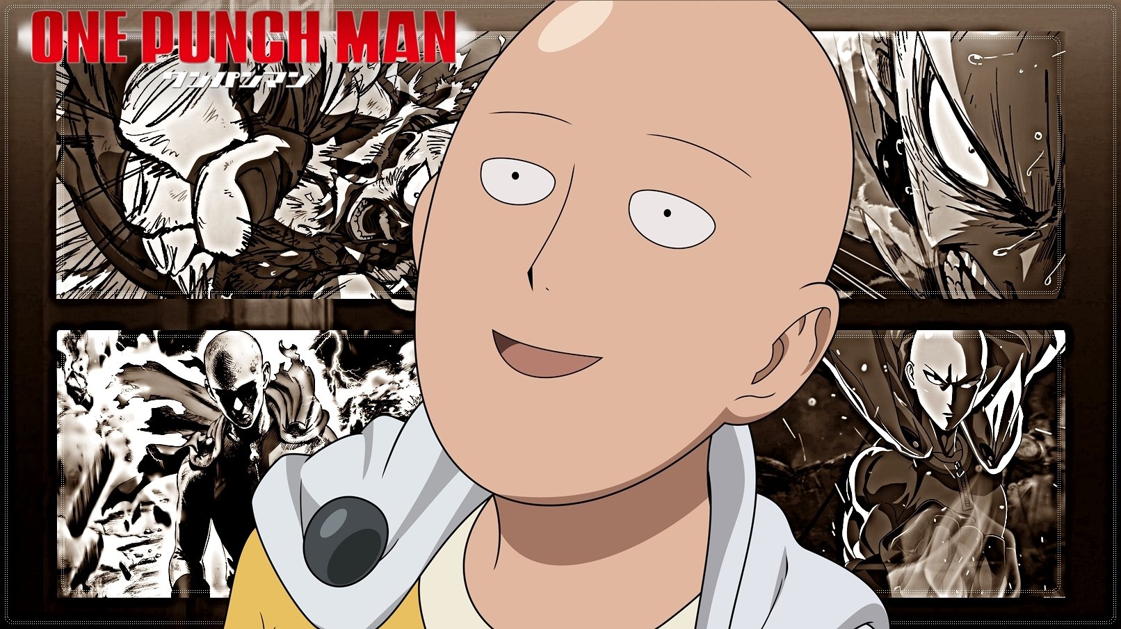 OnePunch Man Saitama Fond d