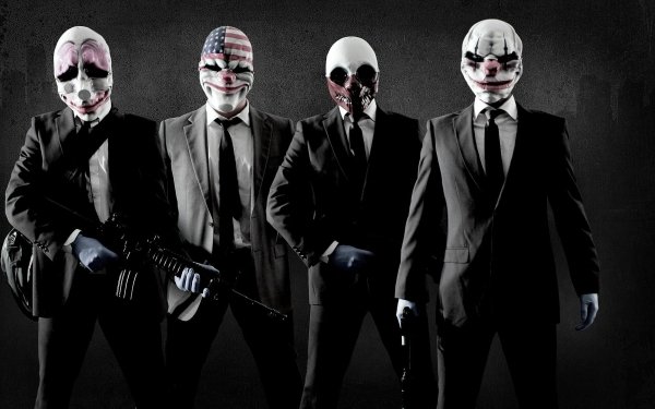 Video Game Payday 2 Payday Wolf Dallas Chains Hoxton HD Wallpaper | Background Image