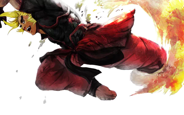 Ken Masters video game Street Fighter HD Desktop Wallpaper | Background Image