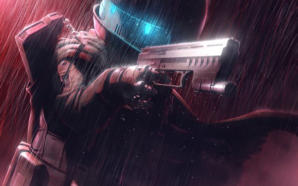 Anime Original Gun Pistol HD Wallpaper | Background Image