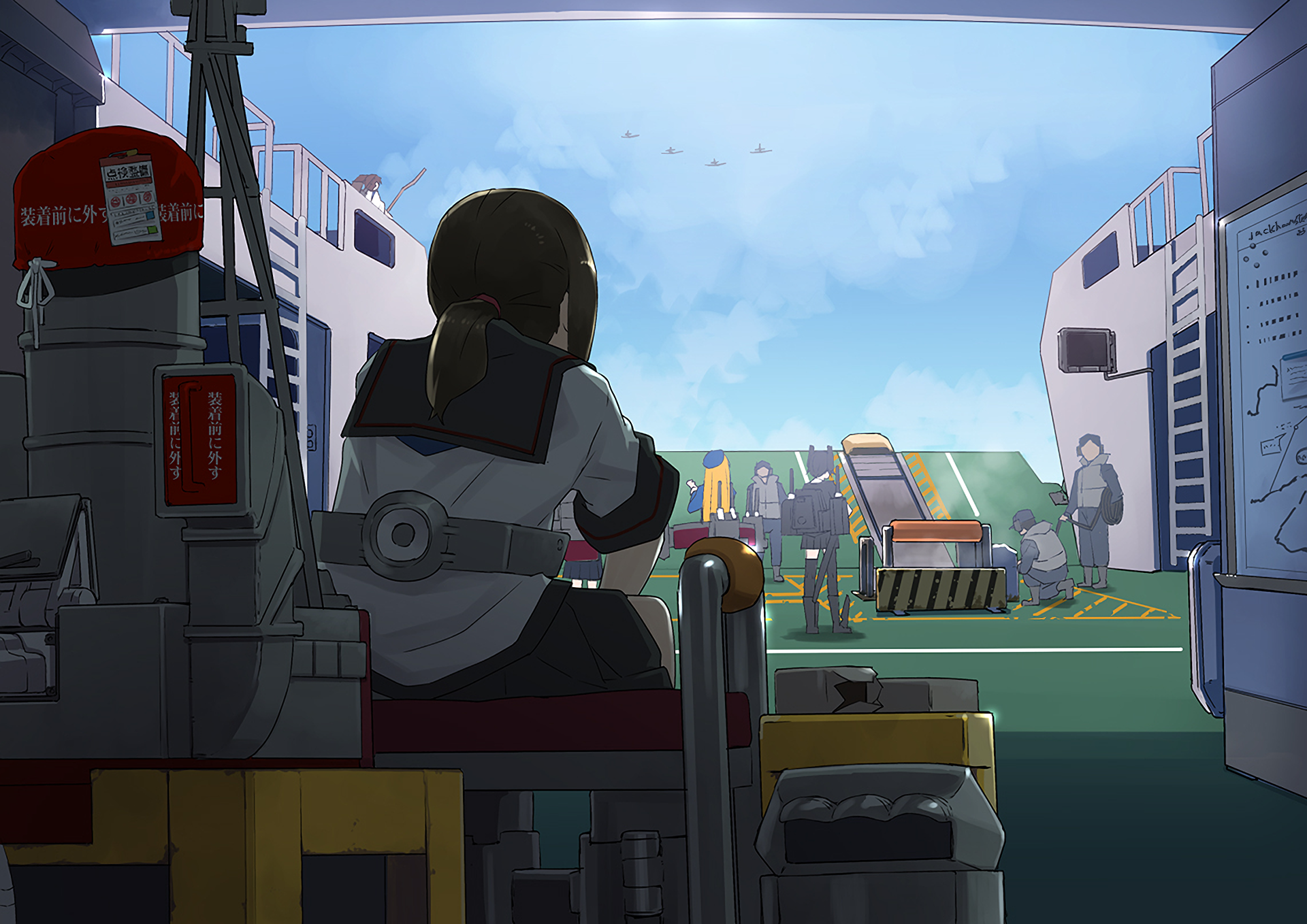 Download Tenryuu (Kancolle) Fubuki (Kancolle) Atago (Kancolle) Anime Kantai Collection HD Wallpaper