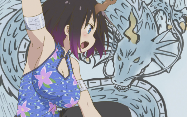 Anime Miss Kobayashi's Dragon Maid Elma HD Wallpaper | Background Image