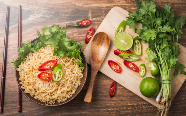 pepper still life food pasta HD Desktop Wallpaper | Background Image