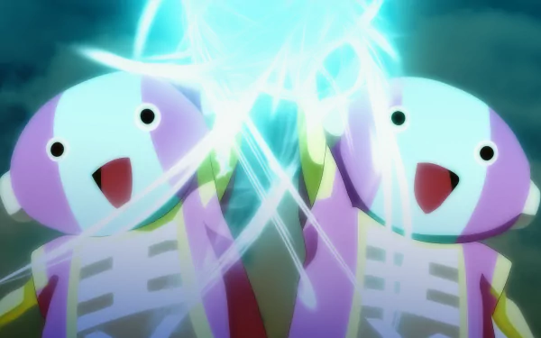 Zeno from Dragon Ball Super glowing with energy in a vibrant anime scene, captured in a 4K Ultra HD PC desktop wallpaper.