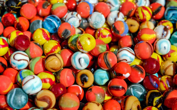  Colourful Glass Marbles by Couleur