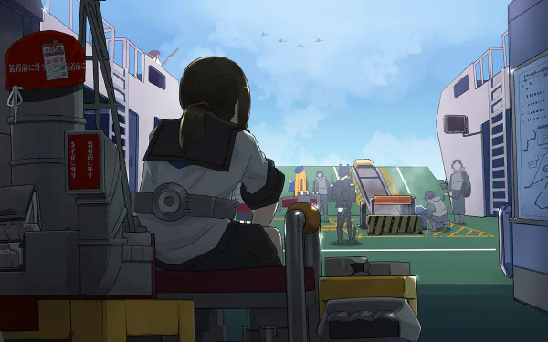 Tenryuu (Kancolle) Fubuki (Kancolle) Atago (Kancolle) Anime Kantai Collection HD Desktop Wallpaper | Background Image