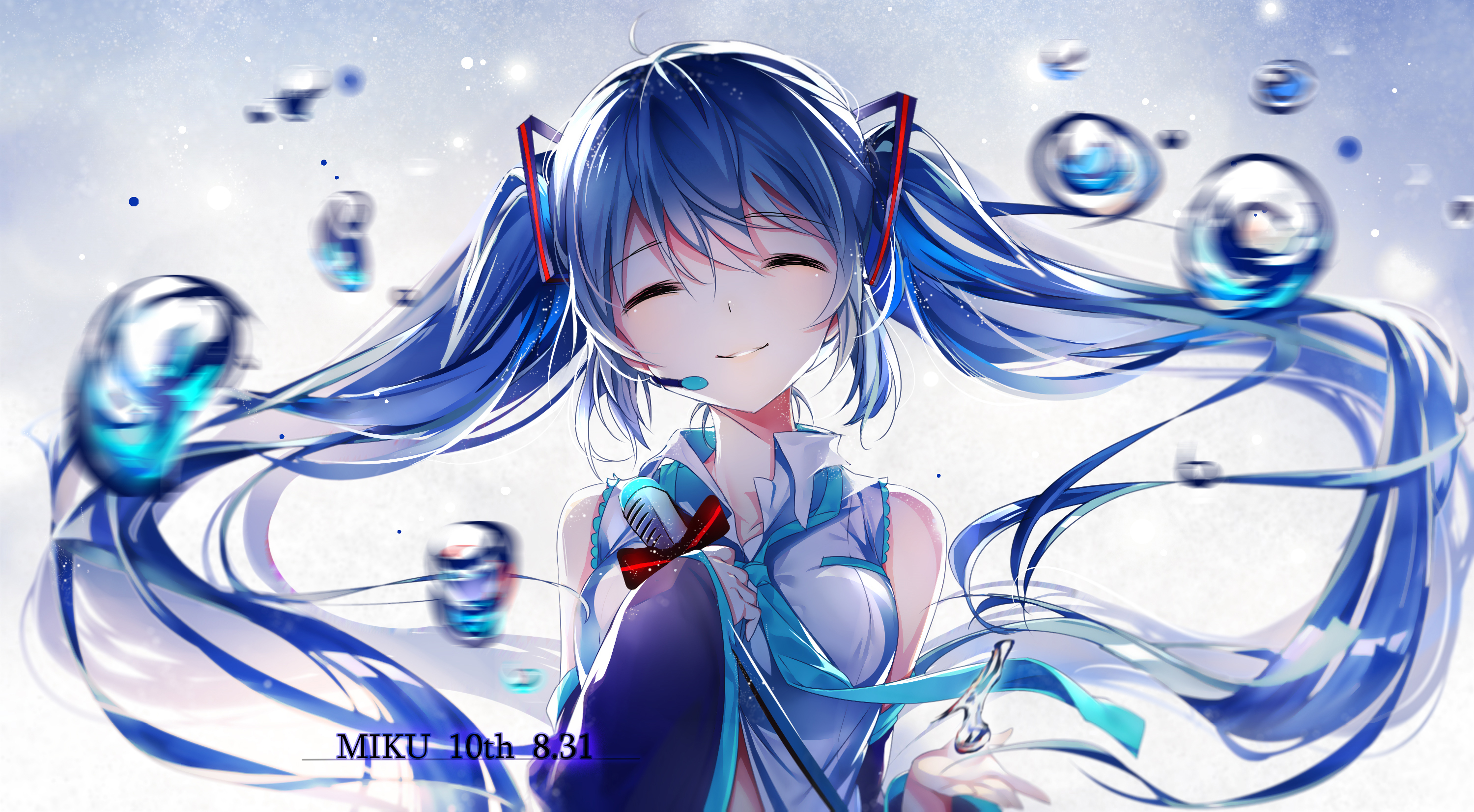 Hatsune Miku Anime Vocaloid HD Wallpaper