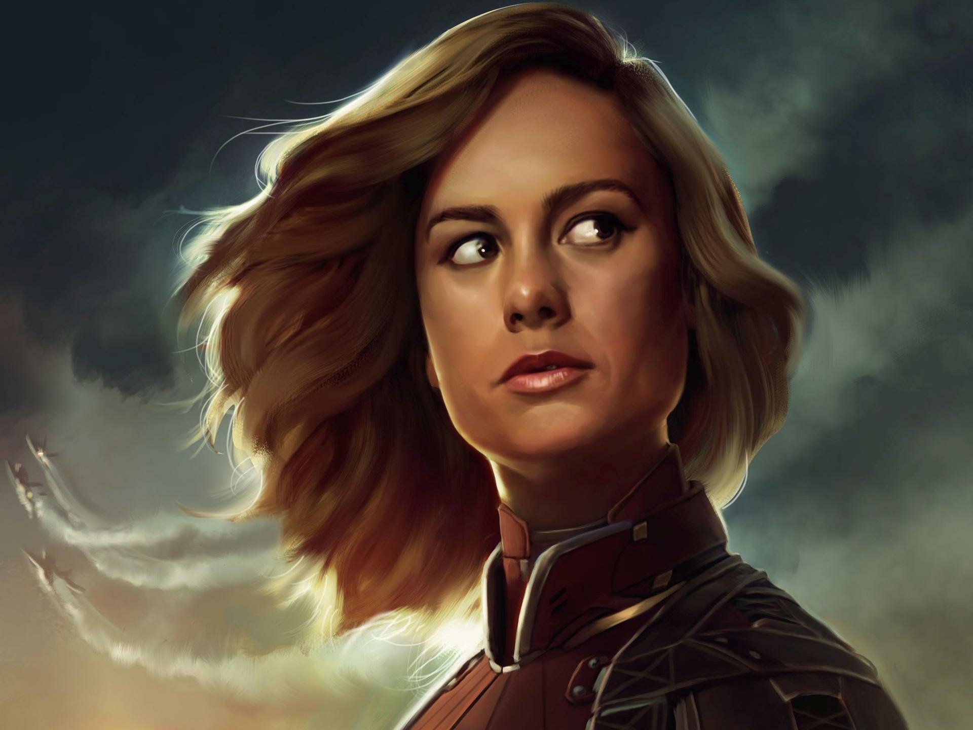 Download Brie Larson Movie Captain Marvel  HD Wallpaper