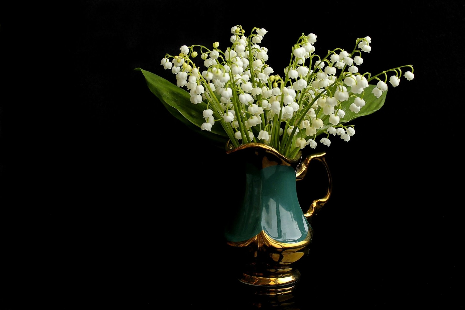 Download White Flower Pitcher Lily Of The Valley Man Made Flower HD