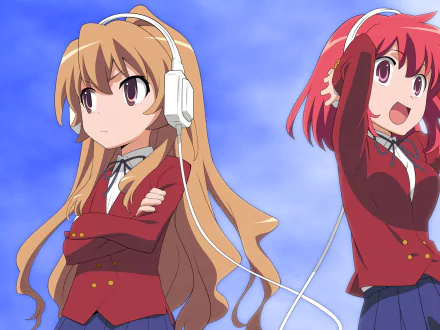 Minori Kushieda Taiga Aisaka Anime Toradora! HD Desktop Wallpaper | Background Image