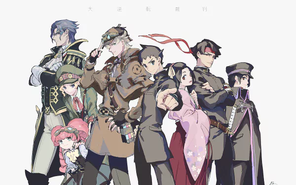 Anime Ace Attorney HD Desktop Wallpaper | Background Image