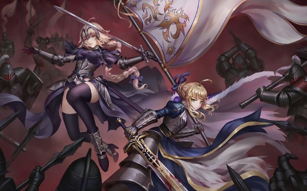 Anime Fate/Grand Order Fate Series Saber Ruler Jeanne d'Arc Alter Jeanne d'Arc Avenger HD Wallpaper | Background Image
