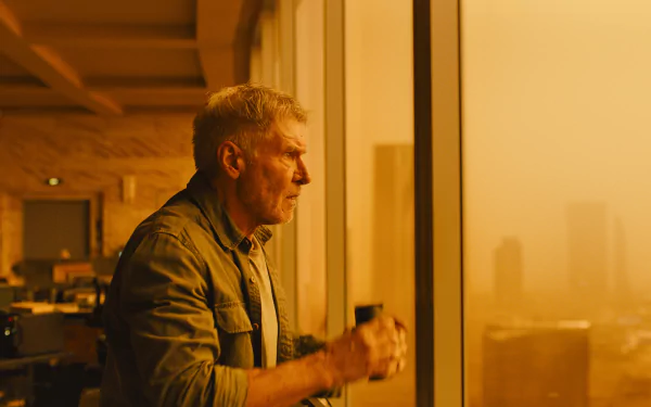 Rick Deckard Harrison Ford movie Blade Runner 2049 HD Desktop Wallpaper | Background Image