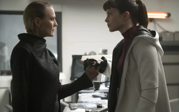 Robin Wright Sylvia Hoeks movie Blade Runner 2049 HD Desktop Wallpaper | Background Image
