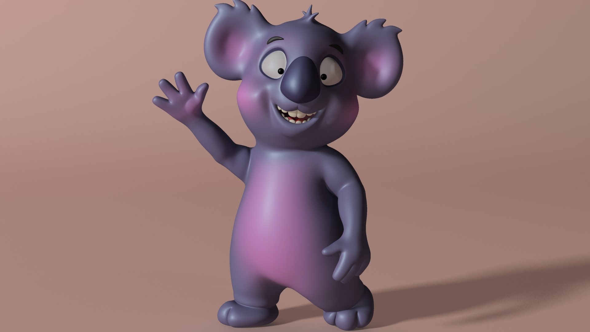 Cartoon Koala 3D by supercigale