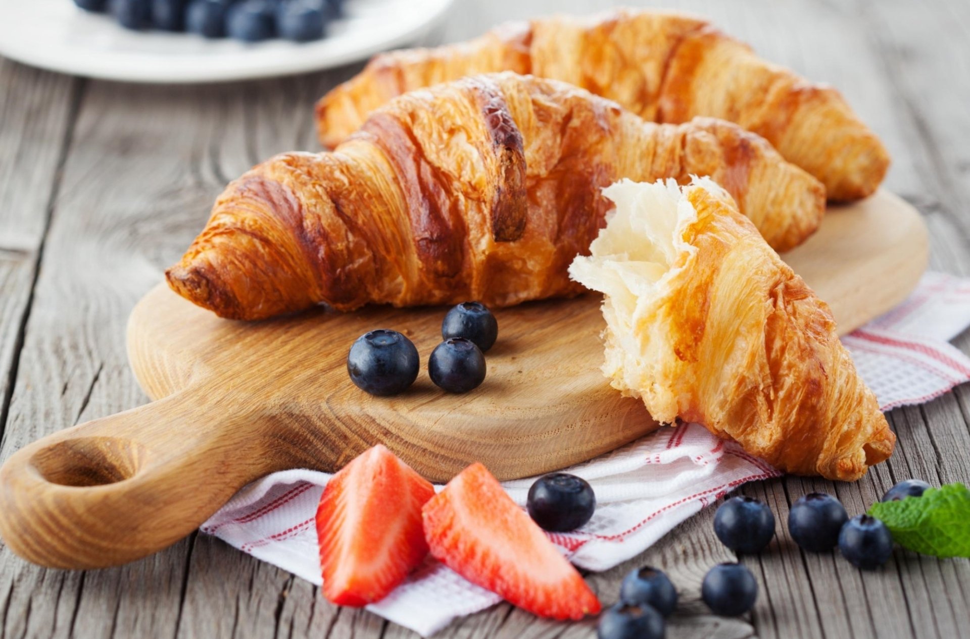 Food Croissant HD Wallpaper