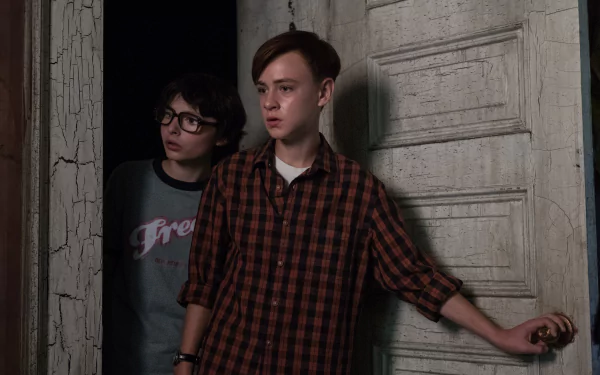 Richie Tozier Finn Wolfhard Jaeden Martell movie It (2017) HD Desktop Wallpaper | Background Image
