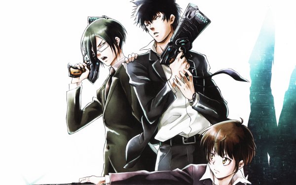 Anime Psycho-Pass Shinya Kogami Akane Tsunemori Nobuchika Ginoza HD Wallpaper | Background Image