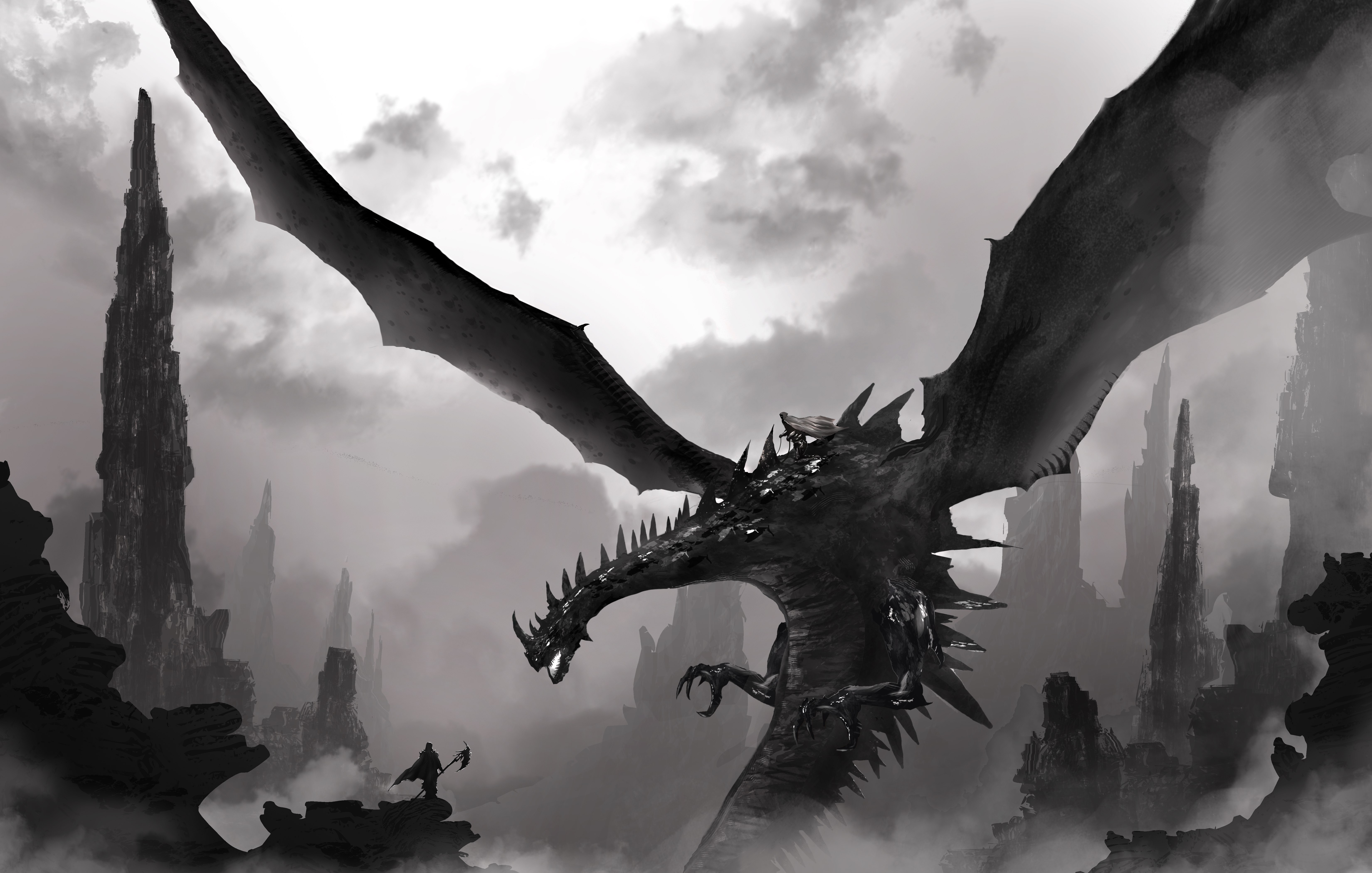 🔥 #black dragon wallpaper desktop HD Photos & Wallpapers (60+ Images)