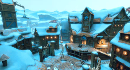  Paladins - Snowfall Junction Map