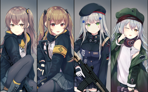 Video Game Girls Frontline UMP45 UMP9 G11 HK416 HD Wallpaper | Background Image