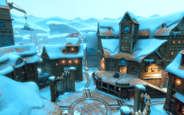  Paladins - Snowfall Junction Map