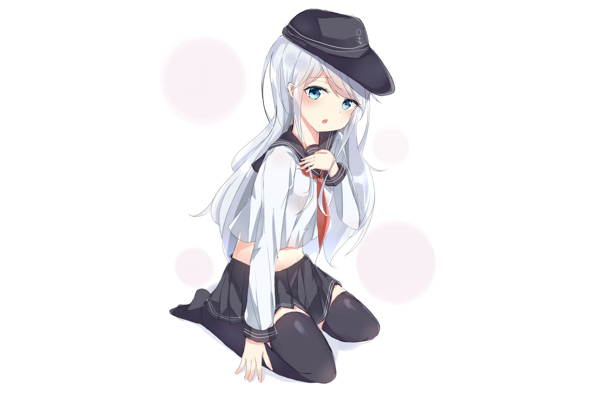 Download Hibiki (Kancolle) Anime Kantai Collection HD Wallpaper by たちばなまやま