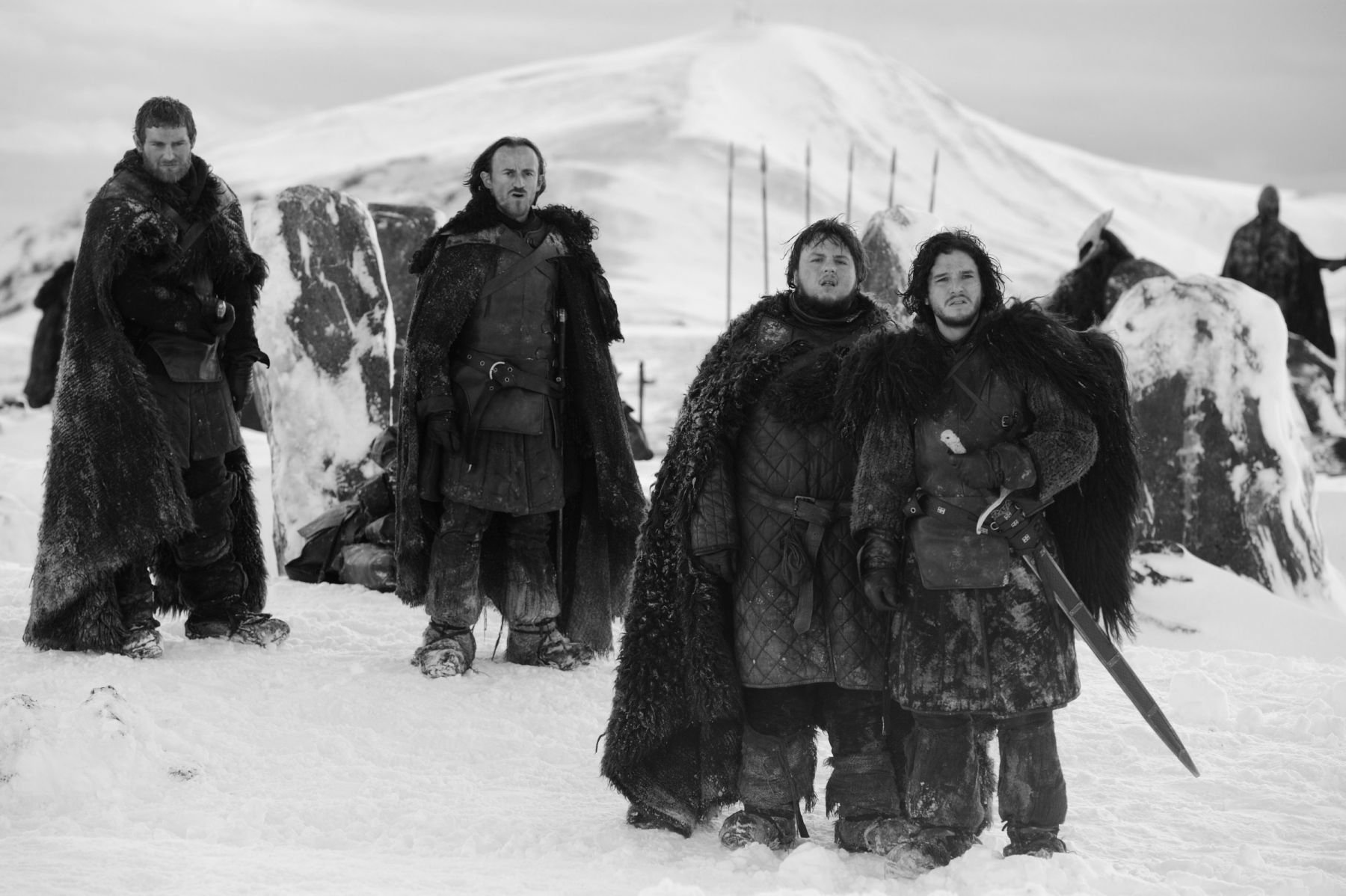 Download Kit Harington Jon Snow John Bradley Samwell Tarly Ben Crompton Dolorous Edd Mark Stanley Grenn (Game Of Thrones) TV Show Game Of Thrones Wallpaper