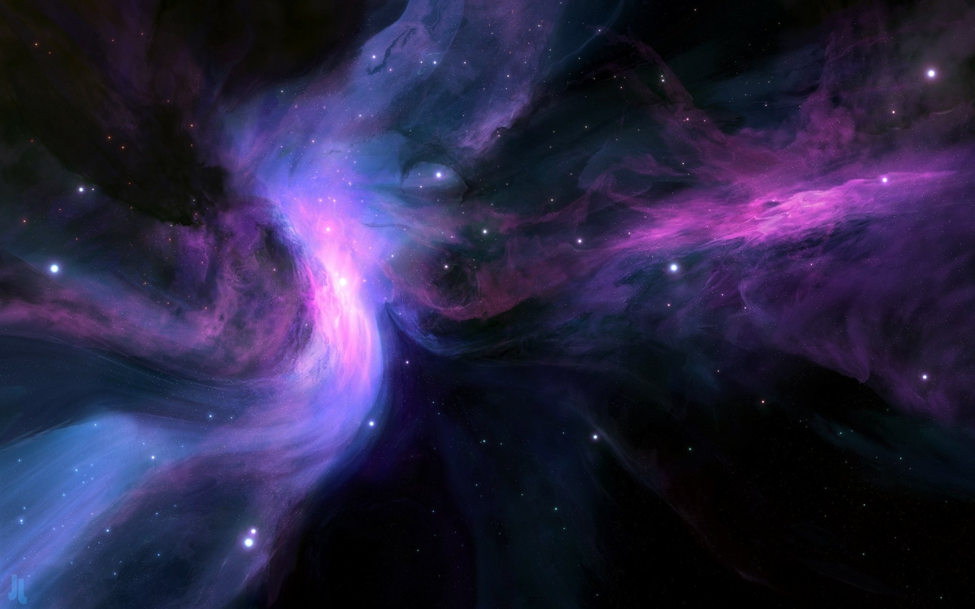 Download Star Purple Space Sci Fi Nebula Hd Wallpaper 0719