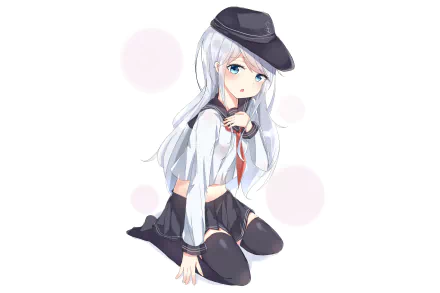 Hibiki (Kancolle) Anime Kantai Collection HD Desktop Wallpaper | Background Image