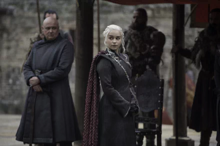 Emilia Clarke Daenerys Targaryen Conleth Hill Lord Varys TV Show Game Of Thrones HD Desktop Wallpaper | Background Image