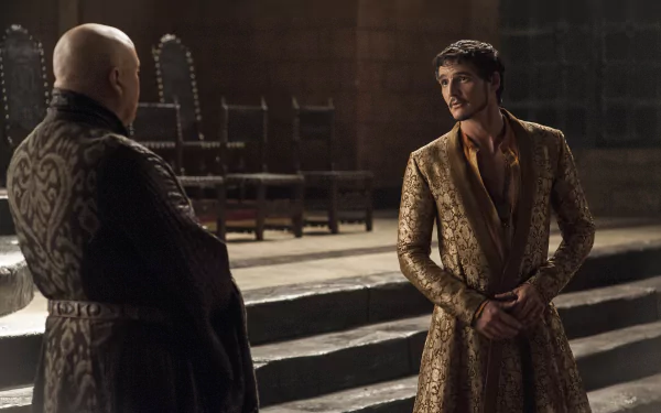 Pedro Pascal Oberyn Martell Conleth Hill Lord Varys TV Show Game Of Thrones HD Desktop Wallpaper | Background Image